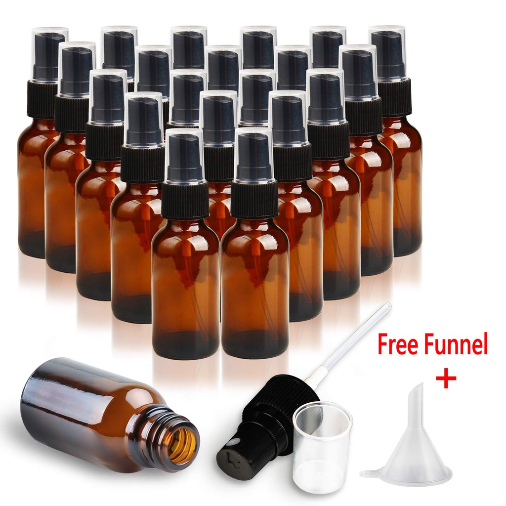 7 Size Amber Plastic Spray Bottle