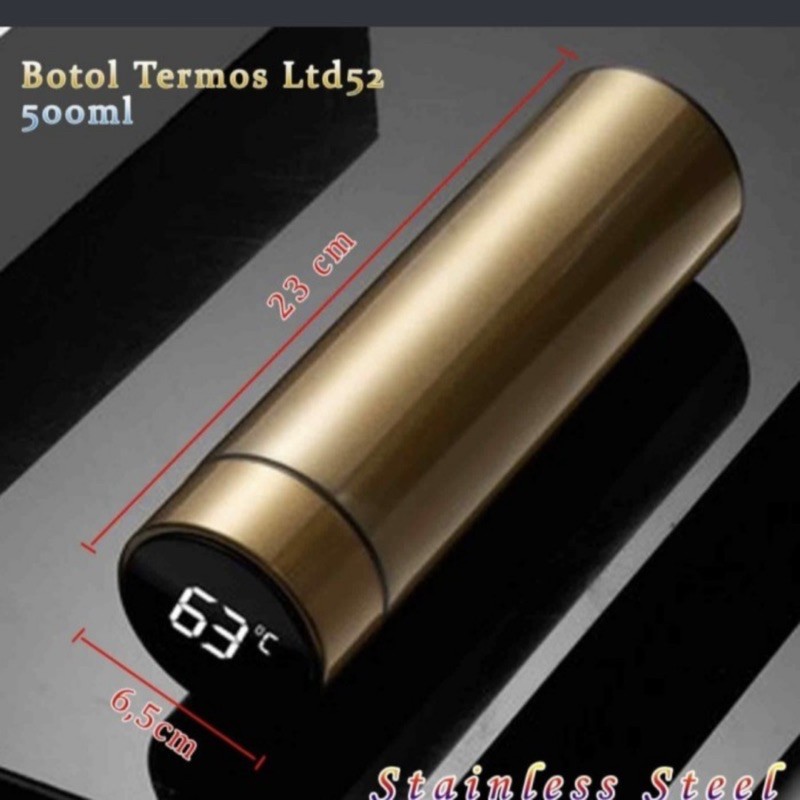 Thermos Air Panas Dingin Stainless Steel Age Lock LT52 Penunjuk Suhu Digital