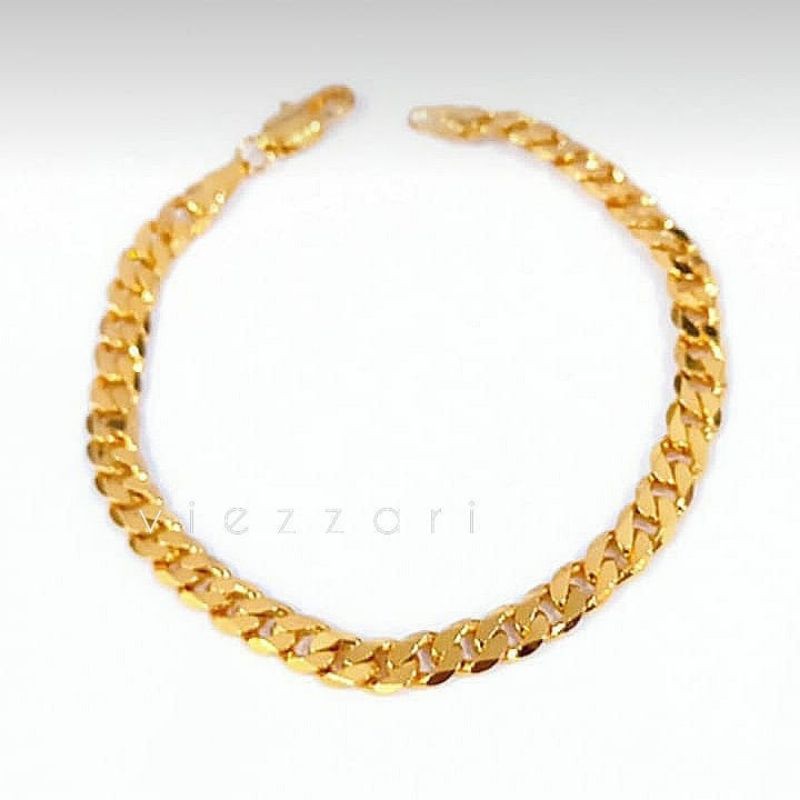 gelang rantai wanita yaxiya lapis emas A55479