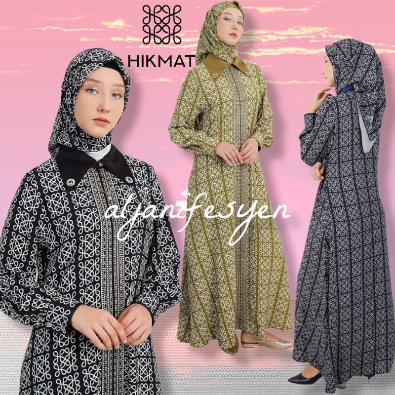 Abaya Hikmat Fashion Original A6675-02
