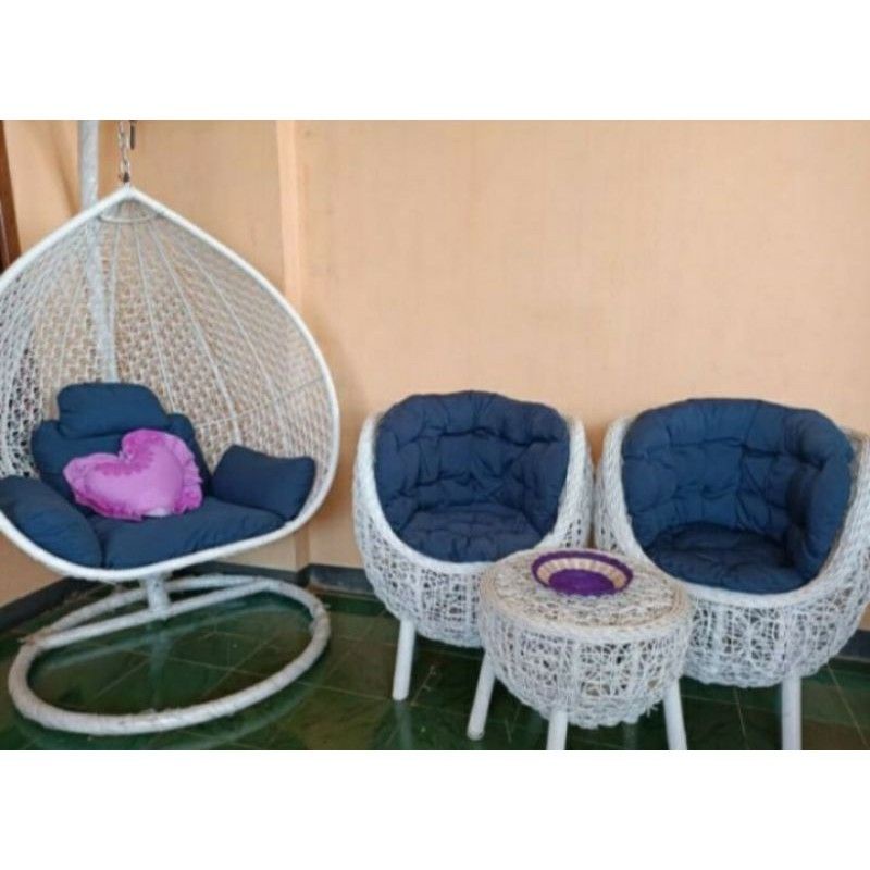 set ayunan + set kursi teras brekele (paket hemat)