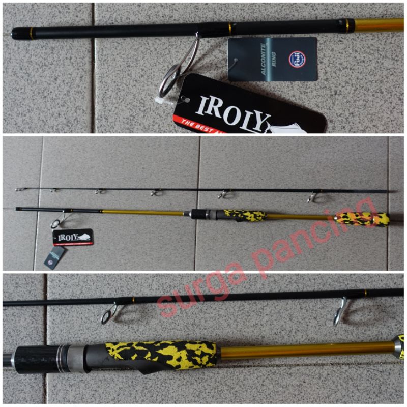 joran galatama BANG JAGO iroly carbon solid fuji alconite 120cm, 135cm, 150cm, 165cm