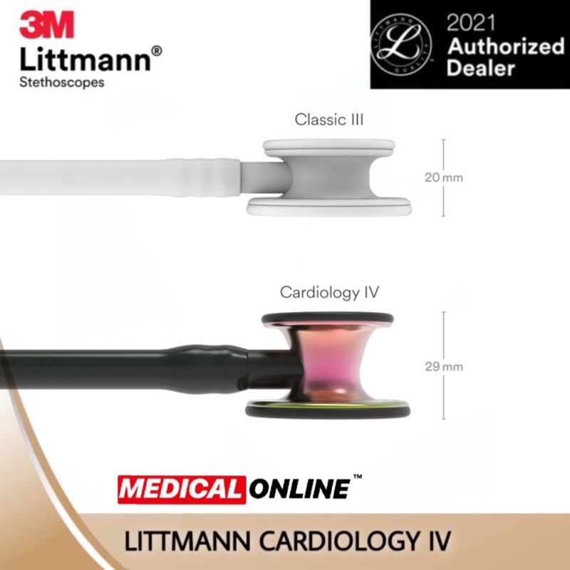 3M STETOSKOP LITTMANN CARDIOLOGY IV BLACK RAINBOW 6165 LIMITED EDITION LITMAN MEDICAL ONLINE