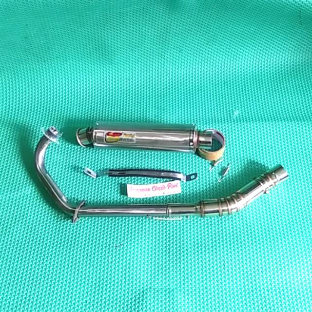 Knalpot  CLD PDK racing las cacing satria fu