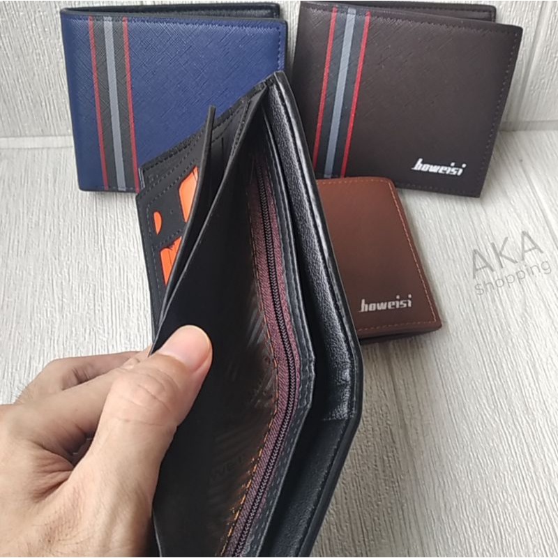 Dompet Lipat Pendek Pria Cowok JW01