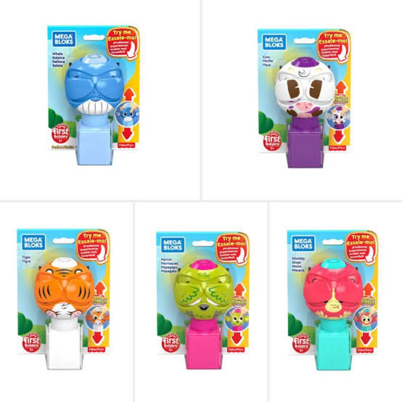 Mega Bloks Peek A Boo mainan edukasi