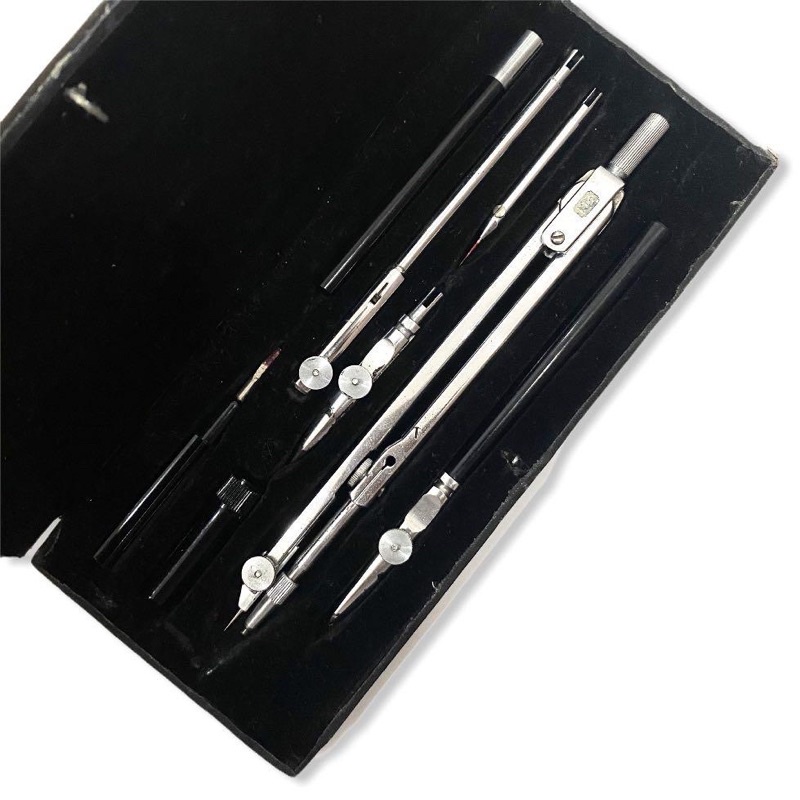 Jangka Kuno Langka BOFA Compass Set D408 Vintage