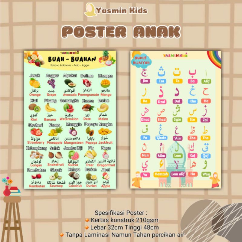 

poster edukasi anak, bayi TK SD