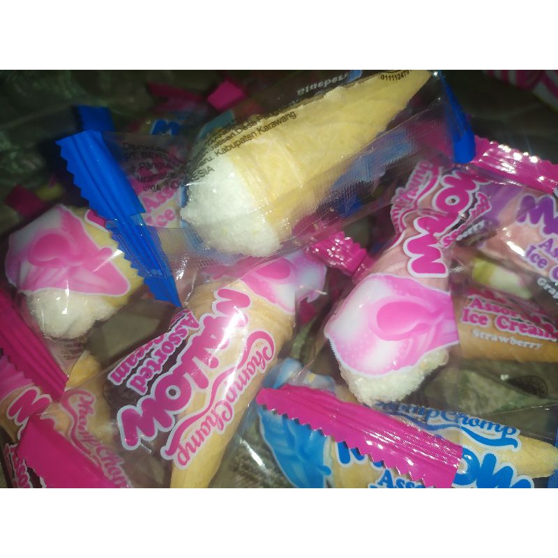 

Ice Cream Mallow/ Permen Marshmallow/ Permen Bentuk Es Krim/ Marshmallow Es Krim/Permen Marshmallow Aneka Rasa