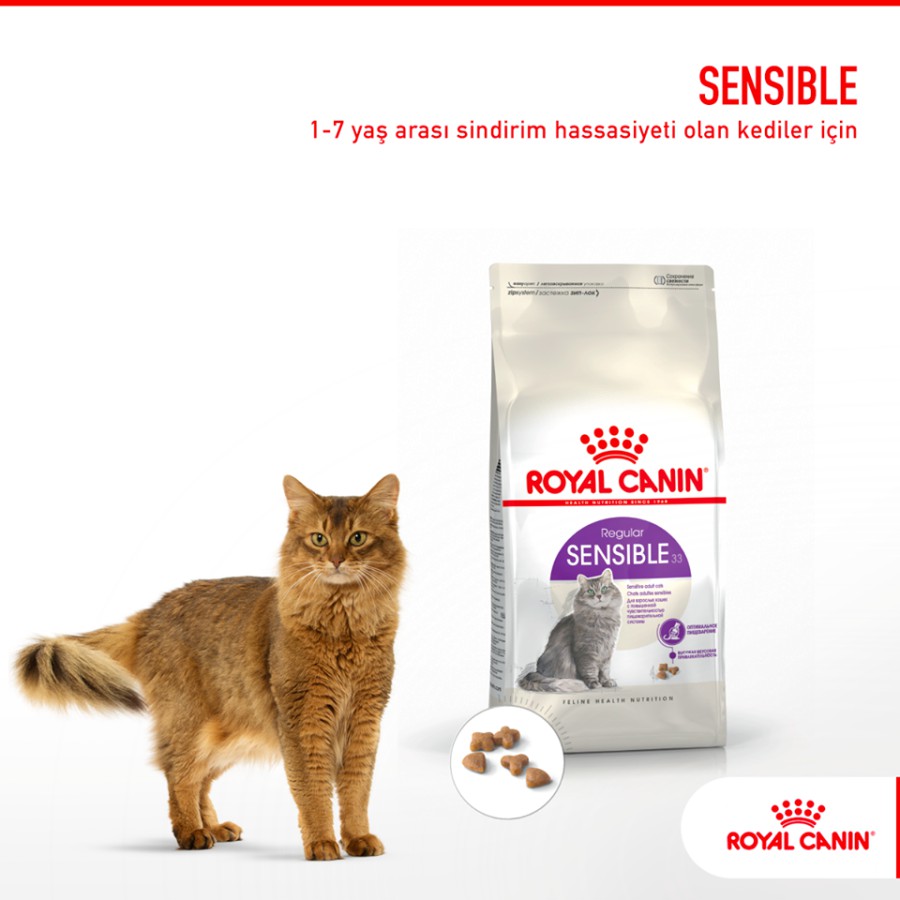 RC SENSIBLE 33 400 GR / royal canin cat / dry food / makanan kucing