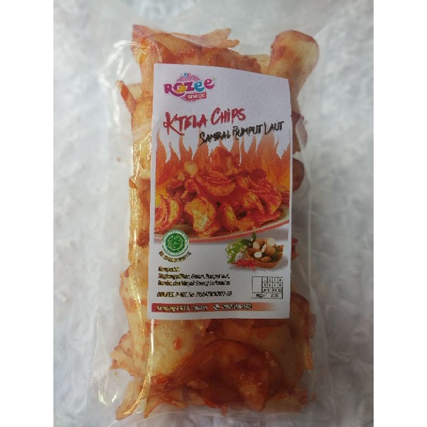 

keripik singkong k'tela Chips Sambal Rumput 250 g