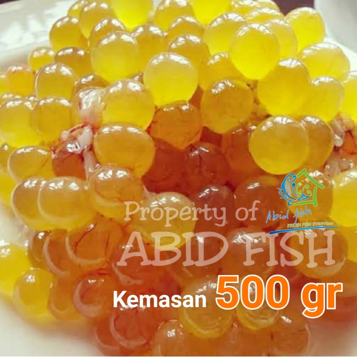 

Telur ikan manyung kemasan 500 gram