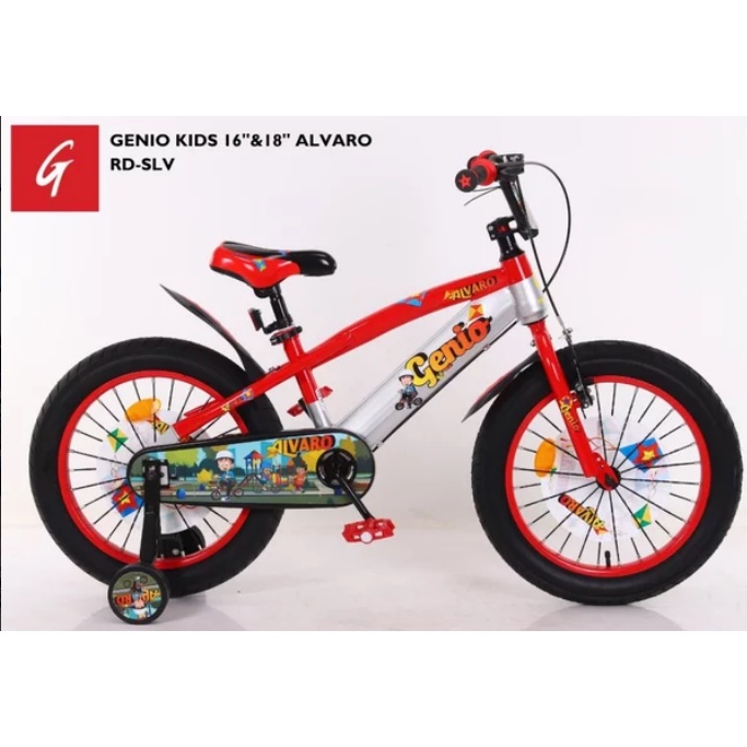 Sepeda Anak Laki Laki BMX 16 inch Genio Alvaro