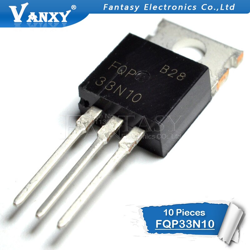 10pcs Fqp33N10 To220 33n10 To-220