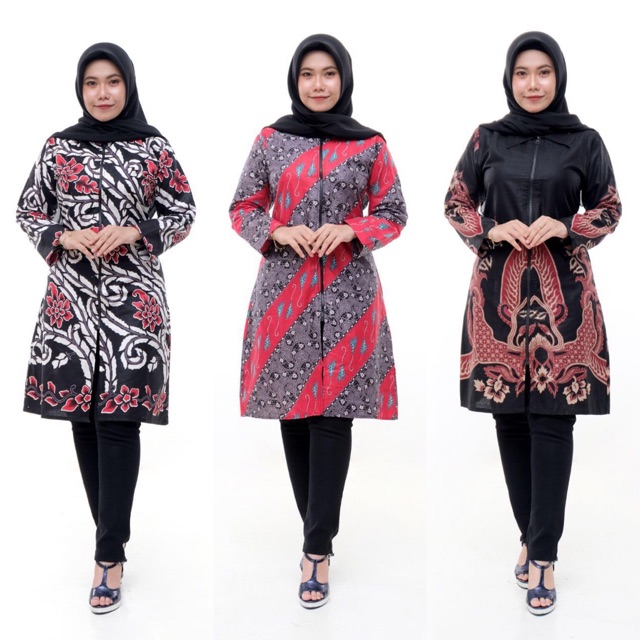 Model Baju Kerja Resleting Depan : Pin On Batik : Pemasangan resleting jepang dengan cara di ...