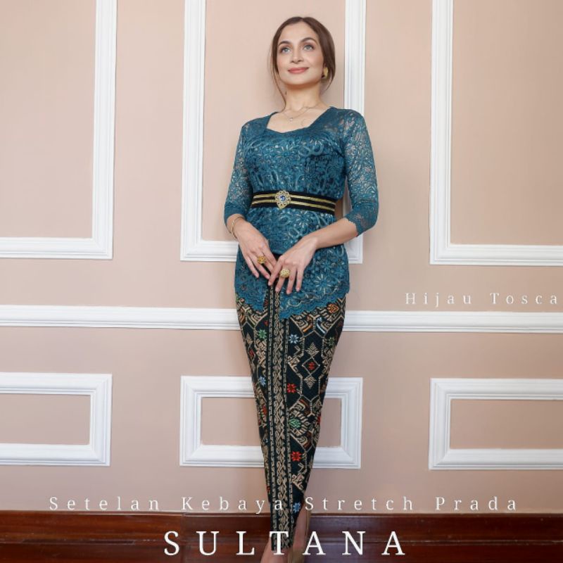 Setelan Kebaya Brokat Prad* Sultana