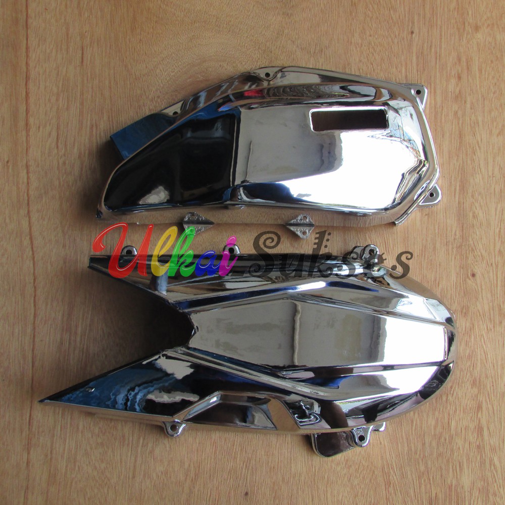 Variasi Aksesoris Tutup Cover CVT Plus Cover Hawa Vario Techno 125 LED / Vario Techno 150 Chrome