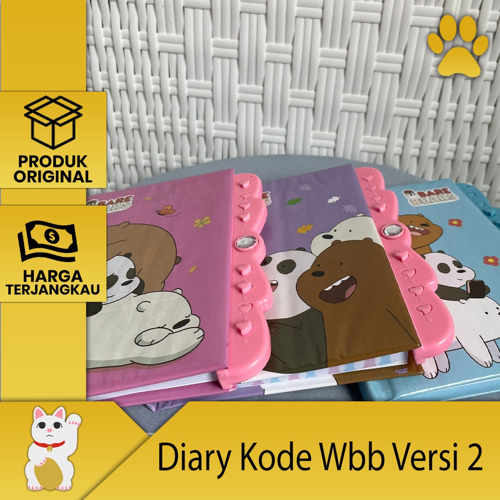 

[Luckyfortuna88] diary kode wbb versi 2 buku tulis model WBB notebook model wbb notepad model WBB Buku tulis lucu murah