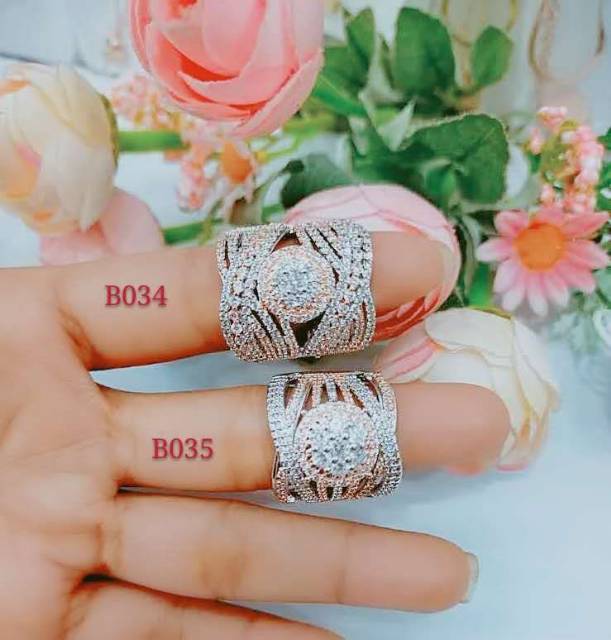 Cincin kombinasi terbaru full matar B034-035