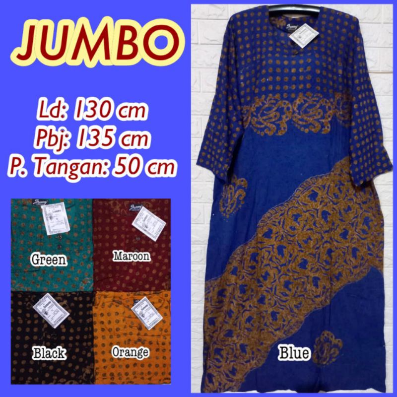 Daster Sammy Jumbo muslimah lengan panjang
