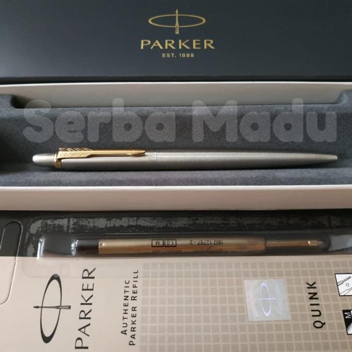 

Pena | Paket 1 Klik: 1Pcs Parker Jotter Ss Gt Ballpoint+1Pcs Refill Ballpoint Kualitas Terbaik