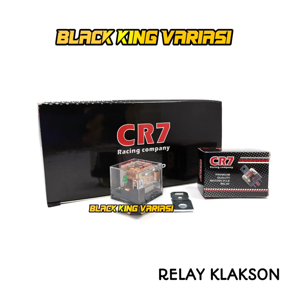 Relay Klakson 12 Volt CR7 Alarm Transparan Universal 12 Volt 4 Kaki Relay Transparan 4 Kaki 12 Volt 40 80 Ampere Relay Klakson Lampu