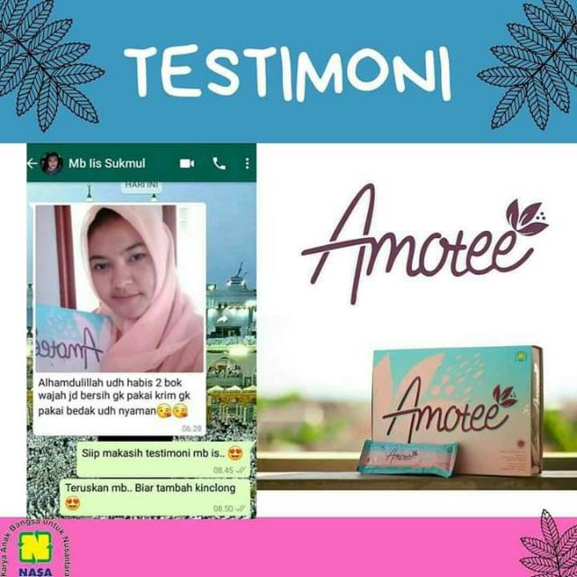 

Minuman penycerah tubuh Amootee nasa