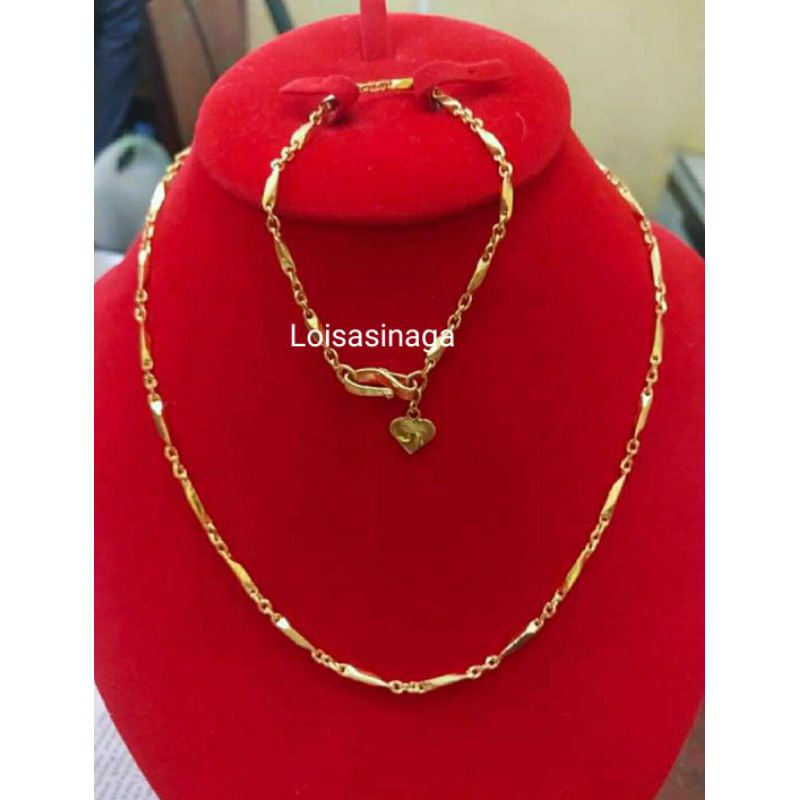 Set Padi2 20 gram Emas LM/London 24K kadar 99,99%