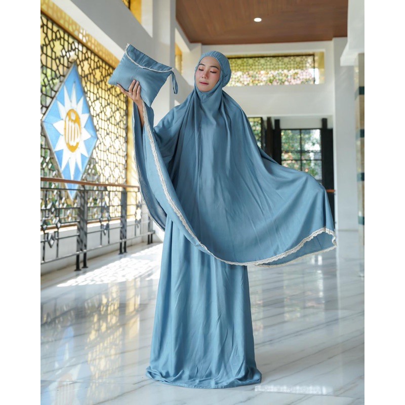 Mukena Dewasa Rayon Katun Renda