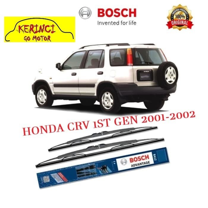 WIPER HONDA CRV 1st GEN 2001-2002 BOSCH ADVANTAGE 19&quot; &amp; 19&quot; SEPASANG