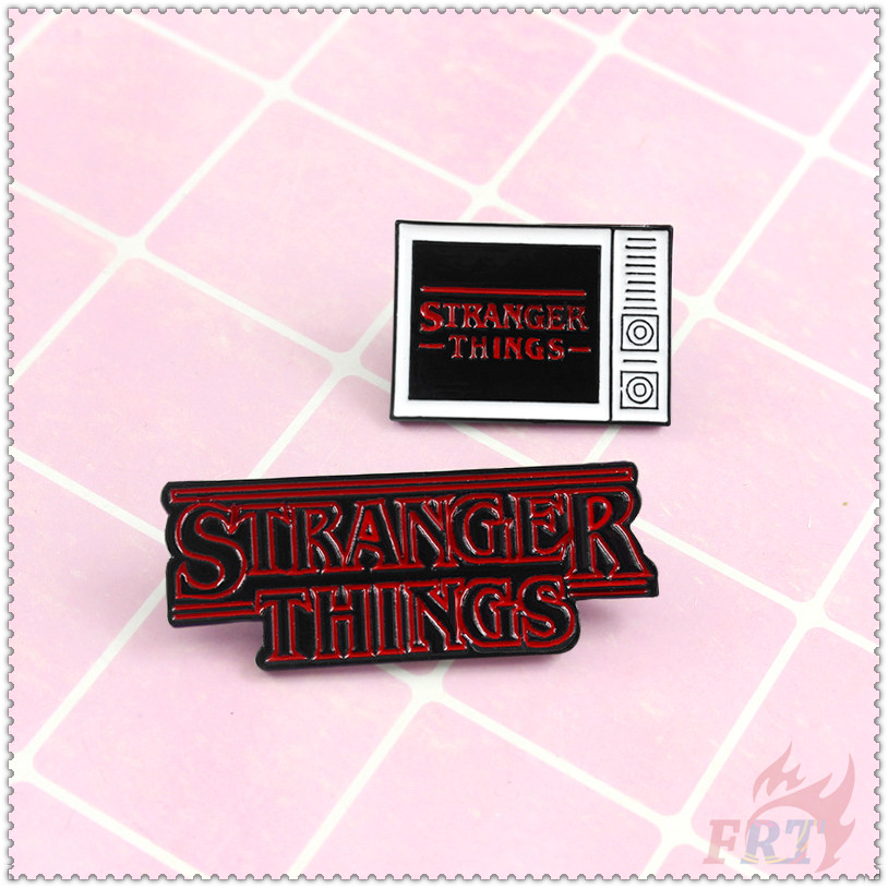 1pc Bros Pin Enamel Desain Serial Tv Stranger Things-2