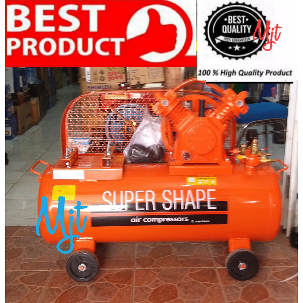 Kompresor angin SUPER SHAPE LVU - 5112 air compressor udara otomatis 1/2 Pk automatic