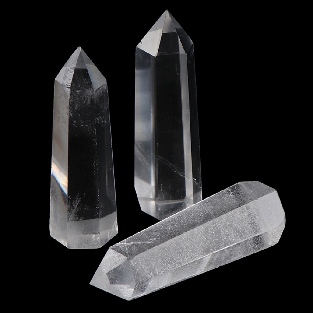 Yes 1Pc Batu Kristal Quartz Bening Alami Untuk Penyembuhan Reiki