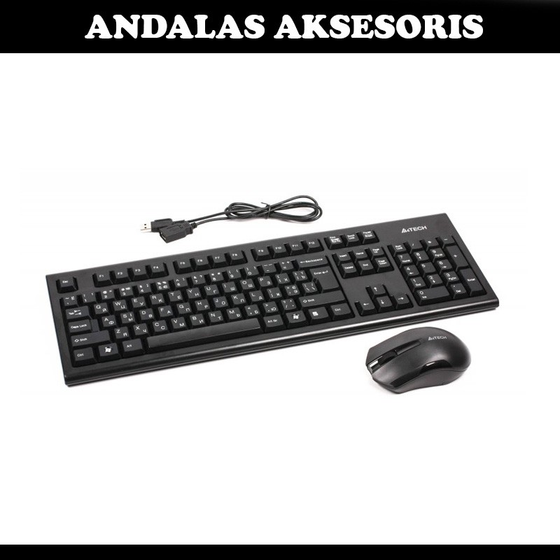 Keyboard Mouse Wireless 3000n A4Tech