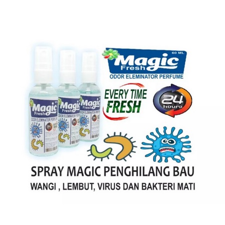 FRESH MAGIC ODOR REMOVER Penghilang bau anti bakteri desinfektan