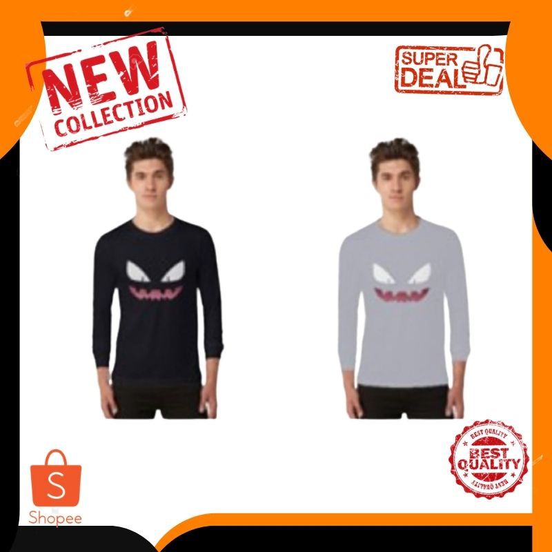 Kaos Cowok Monster Fendi Man Bc Tsirt Man Dewasa Baju Laki Laki Murah Atasan Pria Lengan Panjang