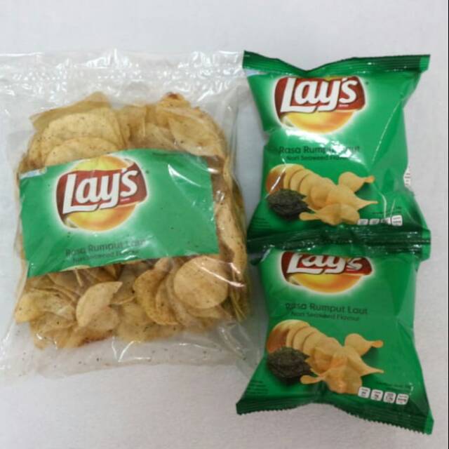 

snack branded Lays rumput laut / snack kiloan