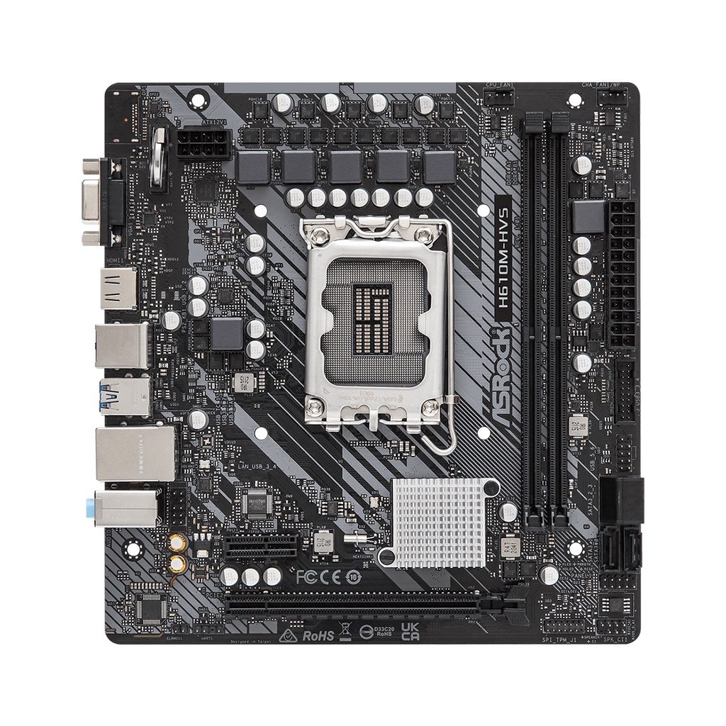 ASROCK H610M-HVS | Motherboard Intel Gen 12 LGA1700 MATX DDR4 H610