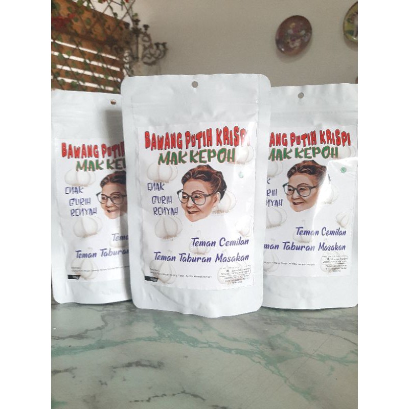 

BAWANG PUTIH KRISPI / CRISPY / KERIPIK BAWANG PUTIH / BAWANG PUTIH GARING