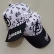 Topi Anak Laki-Laki Bordir Motif Kartun Superhero - Topi Anak Laki-Laki Lucu