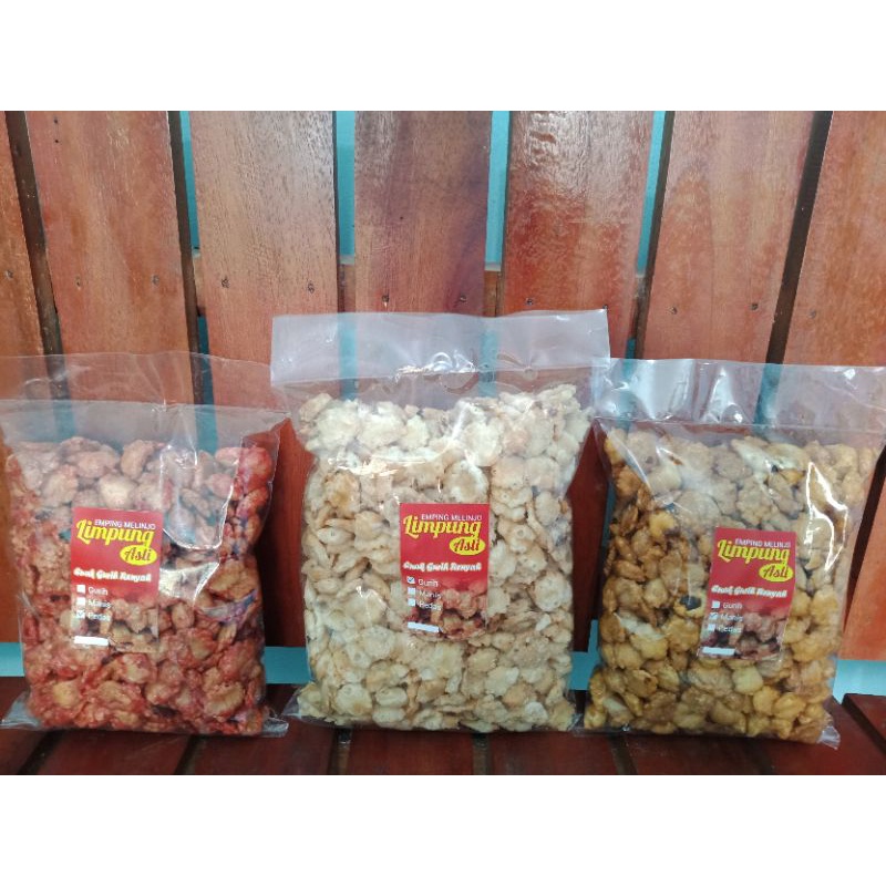 250gr EMPING MELINJO MANIS GURIH ASIN DAN PEDAS SIAP MAKAN