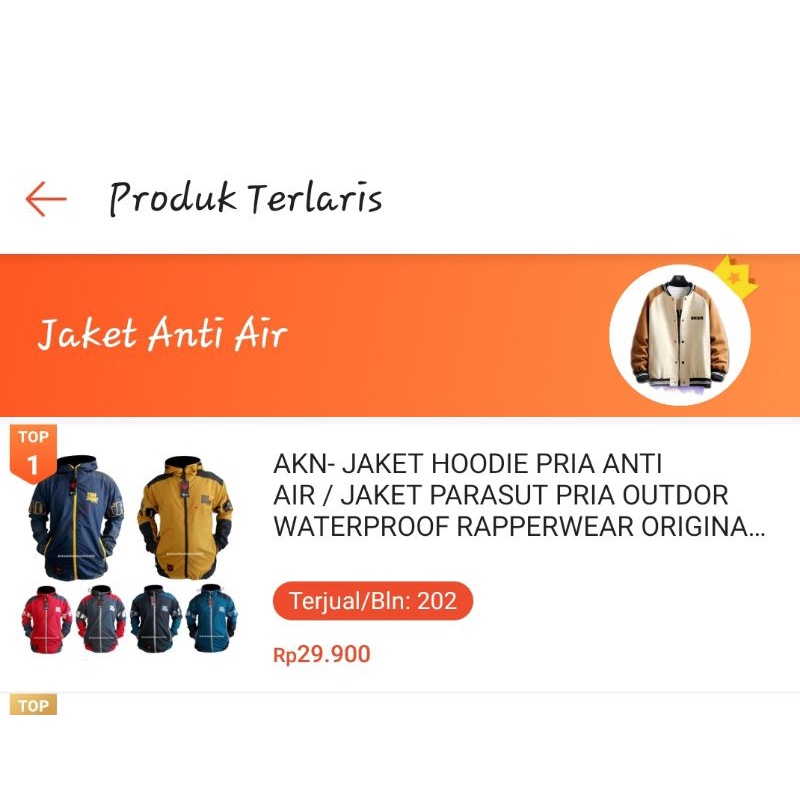 AKN- JAKET HOODIE PRIA ANTI AIR / JAKET PARASUT PRIA OUTDOR WATERPROOF RAPPERWEAR ORIGINAL TREEBEARD-2
