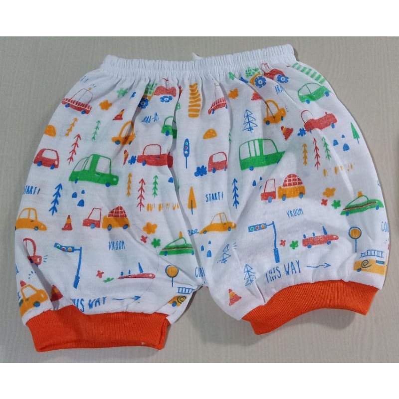 Celana Pendek Bayi Katun RIB 0-6 Bulan 1Pcs Celana Pendek Harian Bayi Celana Bayi Lusinan Harga Grosir