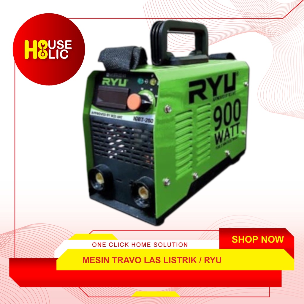 RYU Mesin Travo Stafo Las Listrik  200 A / Inverter Las IGBT RII 200-1