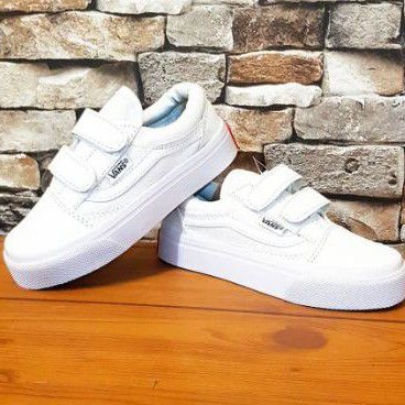 Sepatu Anak Balita VANS OUDSCUL Full White Sepatu Casual Anak Laki Laki Cowo Premium