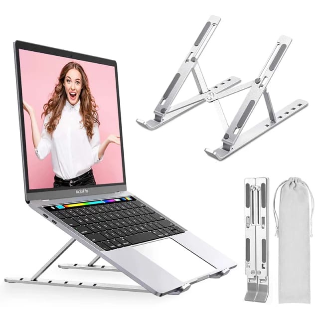 Laptop Stand Holder Portable Aluminium Multifungsi Anti Slip Untuk Laptop/Notebook