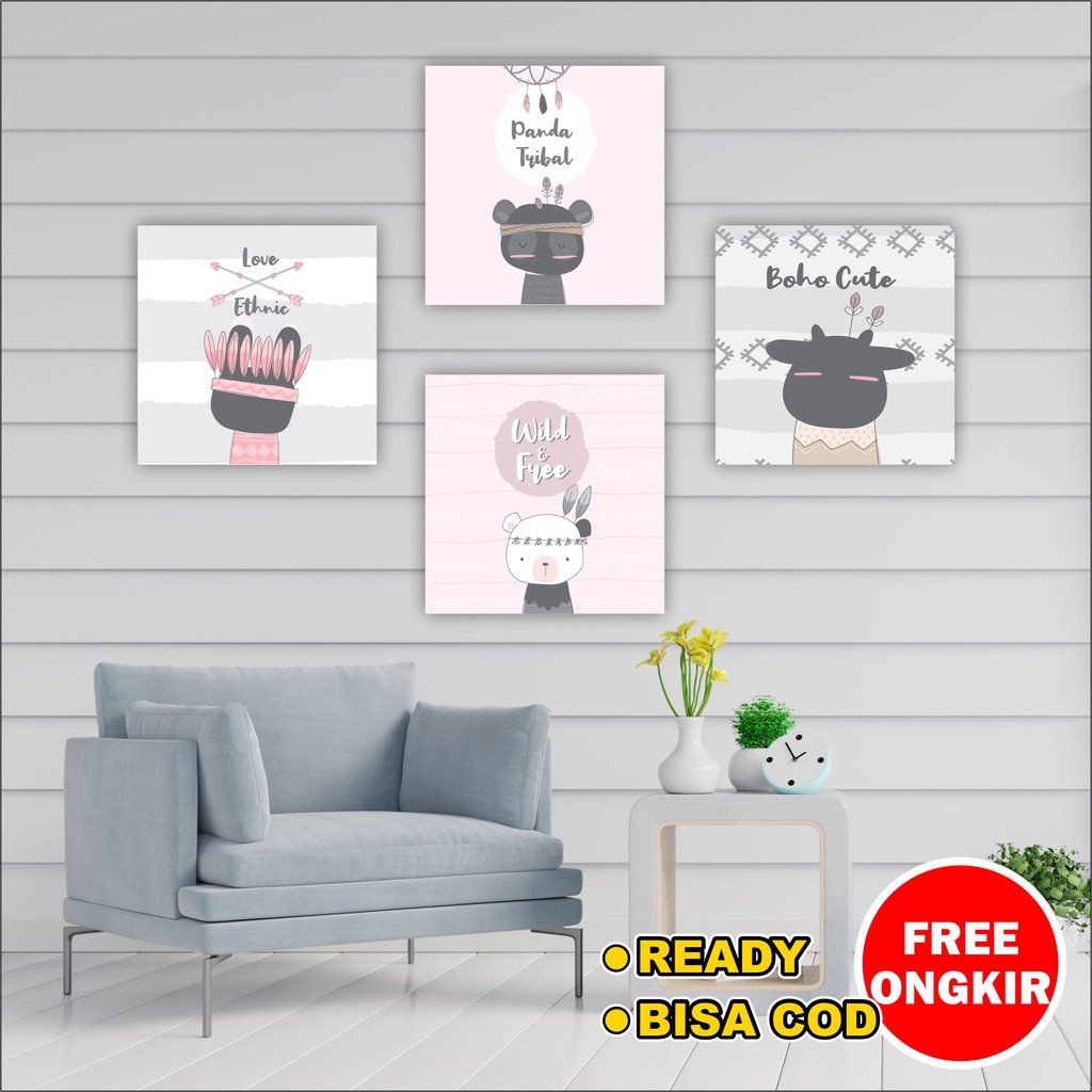 Hiasan dinding pajangan rumah wall decor dekorasi kamar kartun shabby chic ruangan keluarga murah