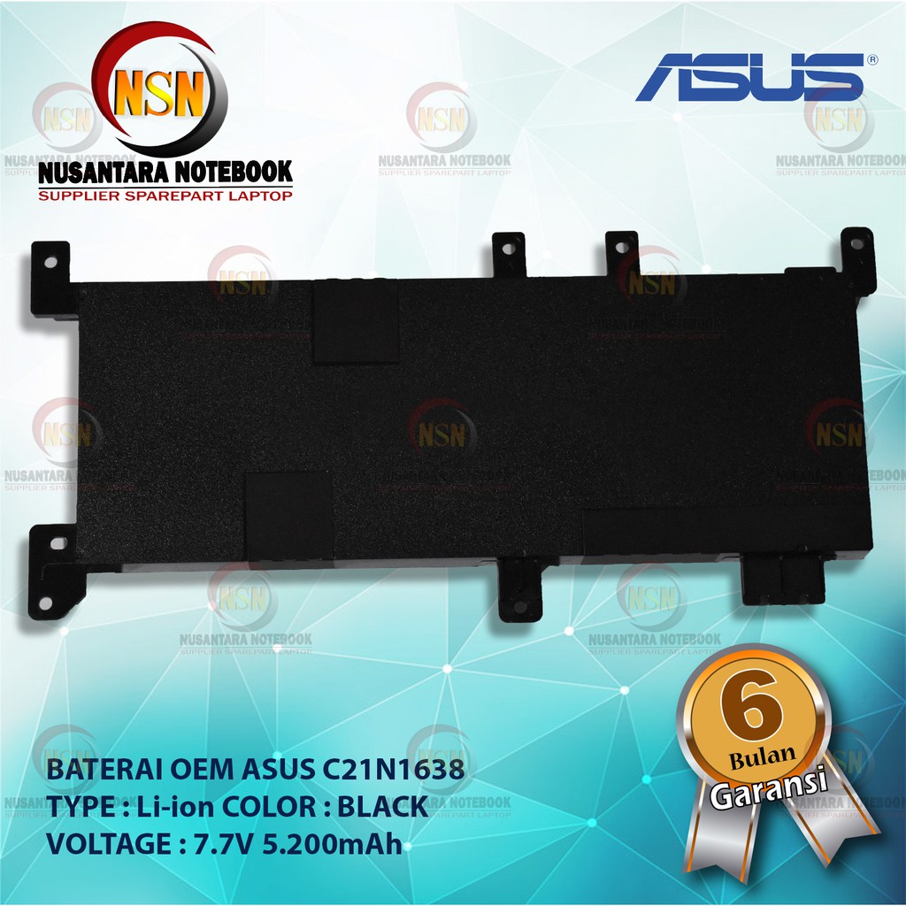 Baterai OEM for Asus Vivobook F442U X442 C21N1638 7.7V 5200mAh