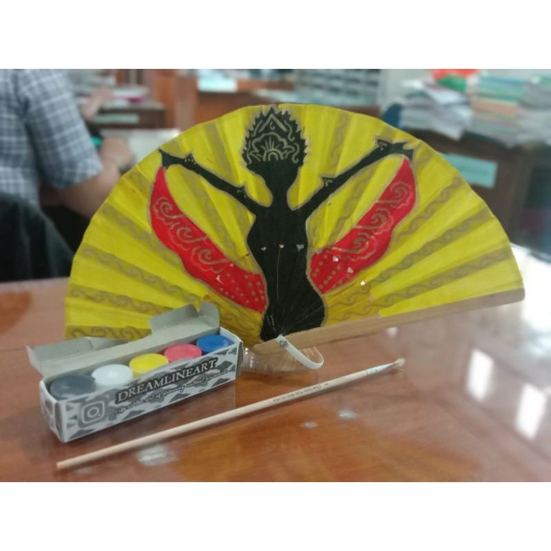 

KIPAS LUKIS 25CM PAKET LENGKAP