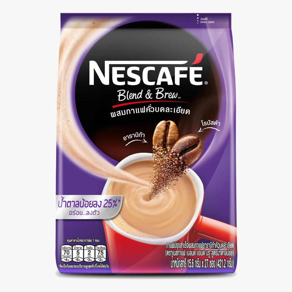 

NESCAFE BLEND & BREW Less Sugar